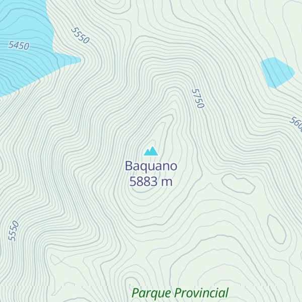 Map of Baquano