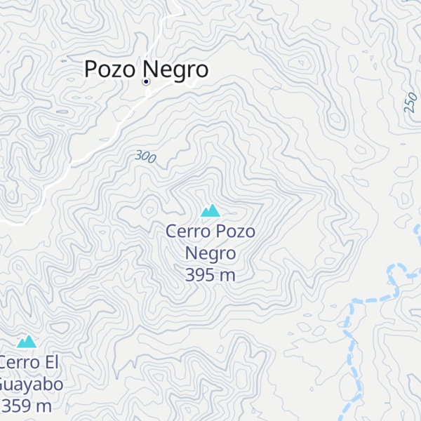 Map of Cerro Pozo Negro