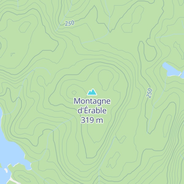 Map of Montagne d'Érable