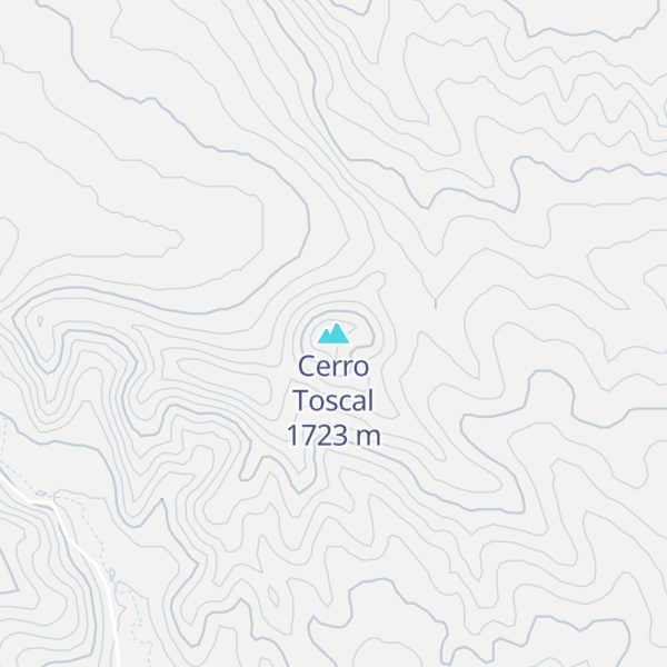 Map of Cerro Toscal