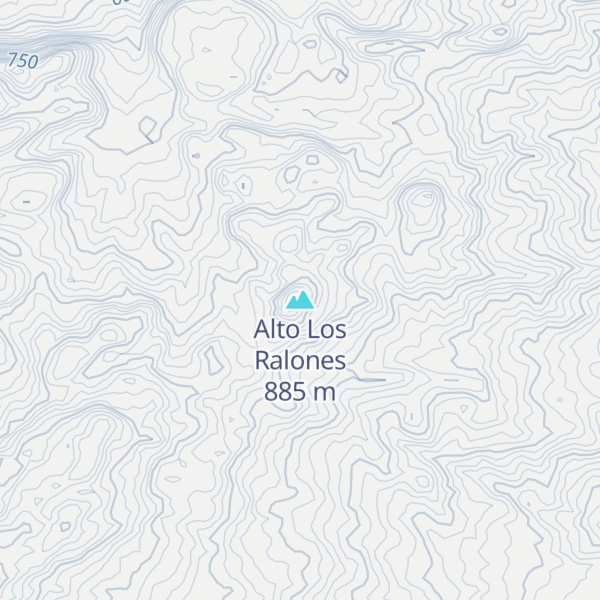 Map of Alto Los Ralones