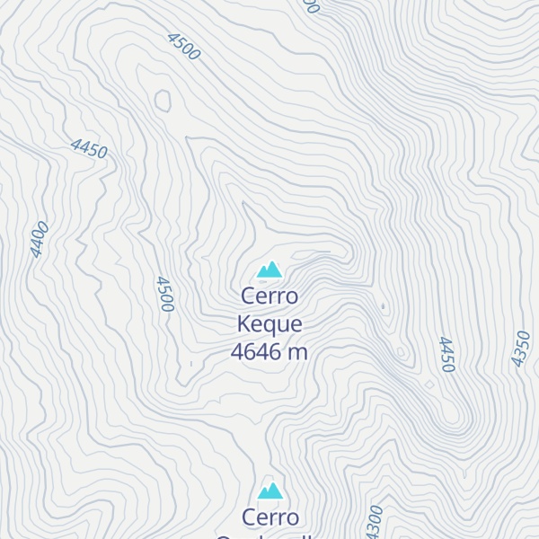 Map of Cerro Keque