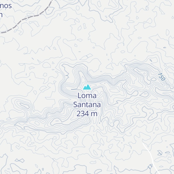 Map of Loma Santana