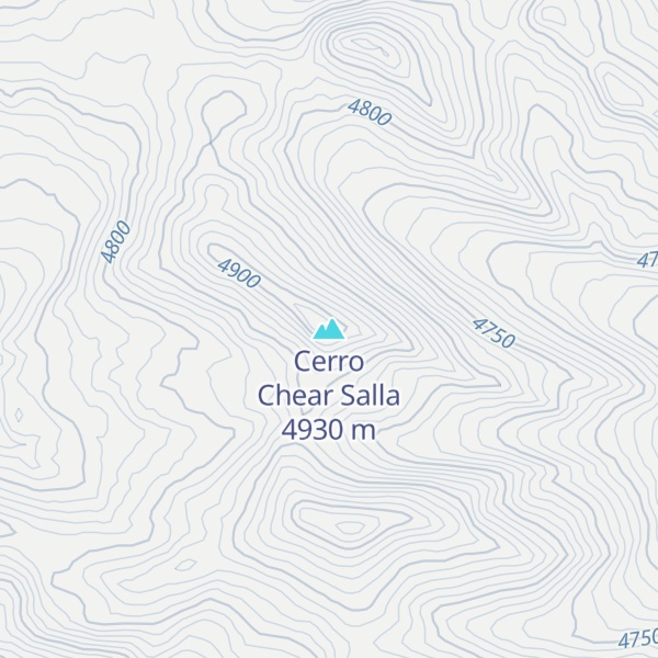 Map of Cerro Chear Salla