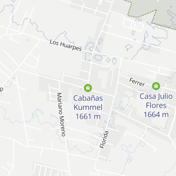 Map of Cabañas Kummel