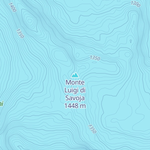 Map of Monte Luigi di Savoja