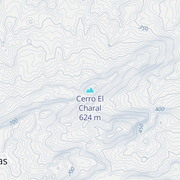 Map of Cerro El Charal