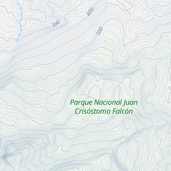 Map of Cerro El Santo