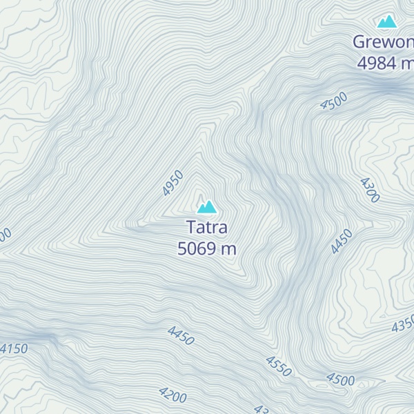 Map of Tatra