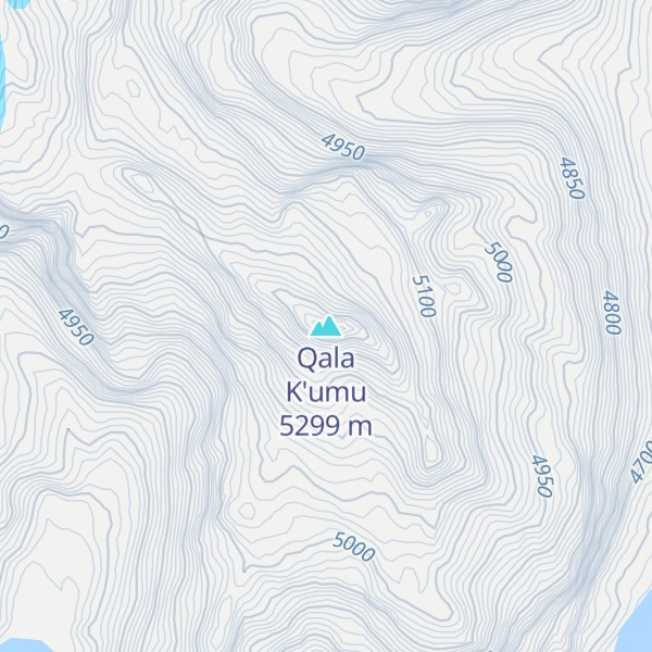Map of Qala K'umu