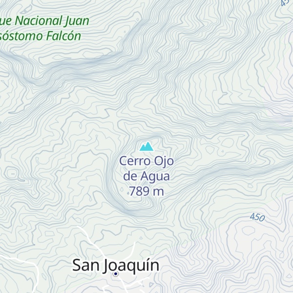 Map of Cerro Ojo de Agua