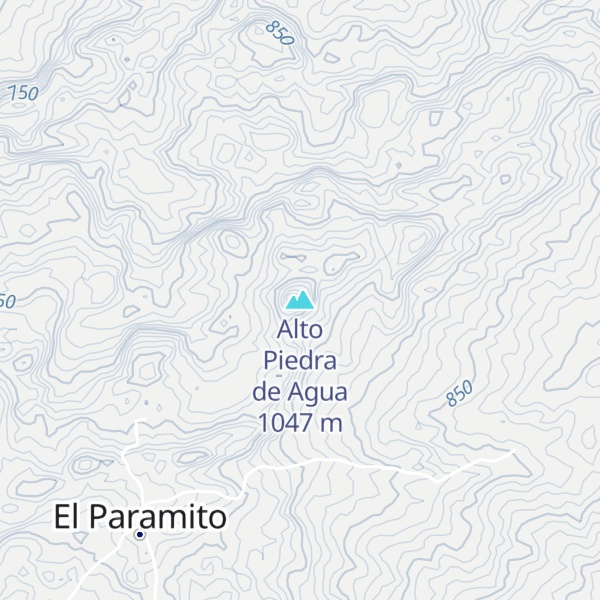Map of Alto Piedra de Agua