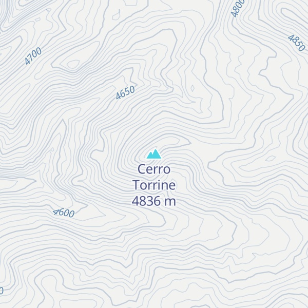 Map of Cerro Torrine