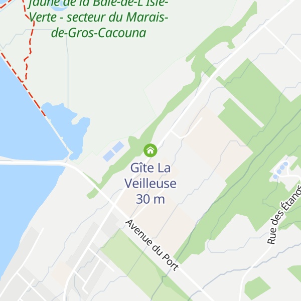 Map of Gîte La Veilleuse