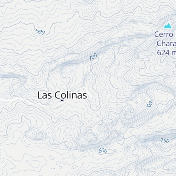 Map of Cerro Las Colinas