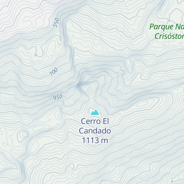Map of Topo San Antonio