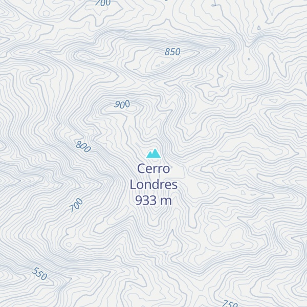 Map of Cerro Londres