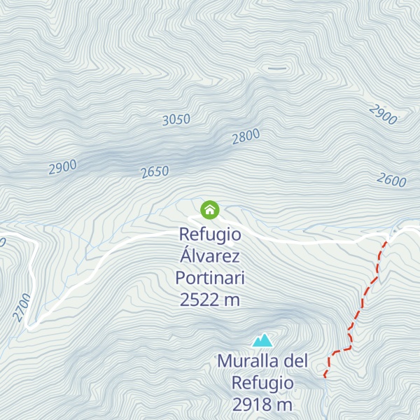 Map of Refugio Álvarez Portinari