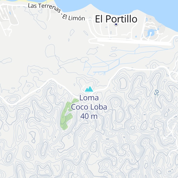 Map of Loma Coco Loba
