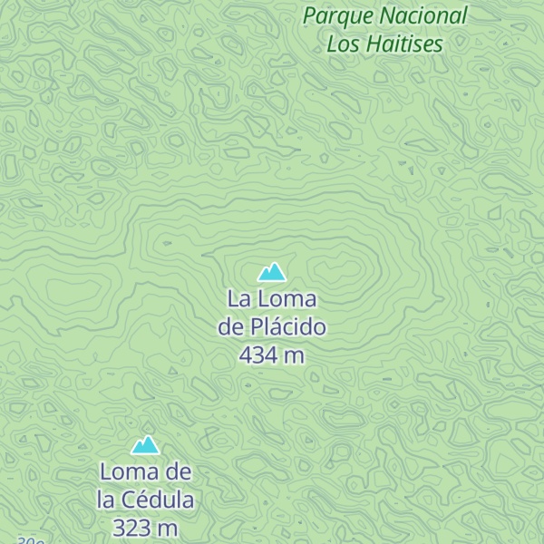 Map of La Loma de Plácido
