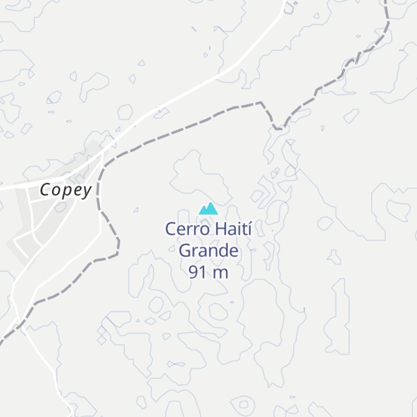Map of Cerro Haití Grande
