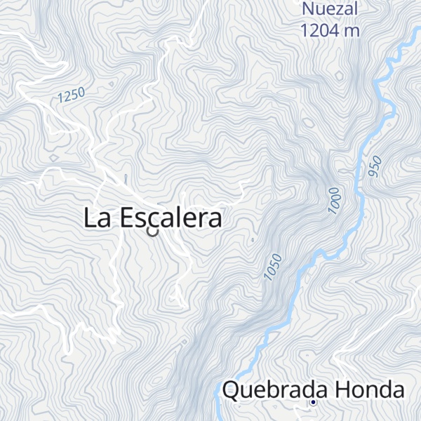 Map of Cerro La Escalera