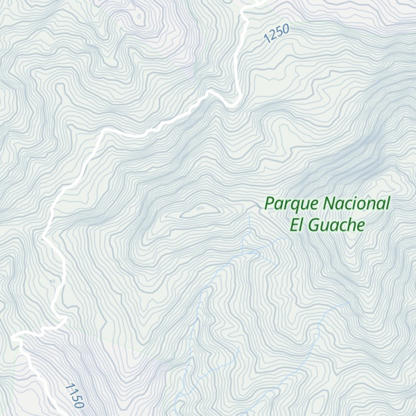 Map of Cerro Mazamorra