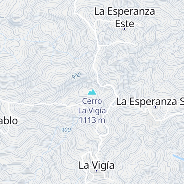 Map of Cerro La Vigía