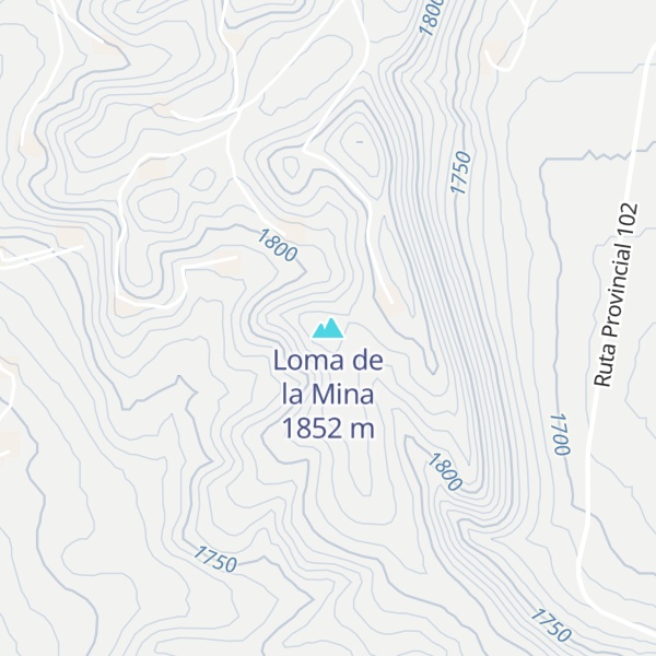 Map of Loma de la Mina