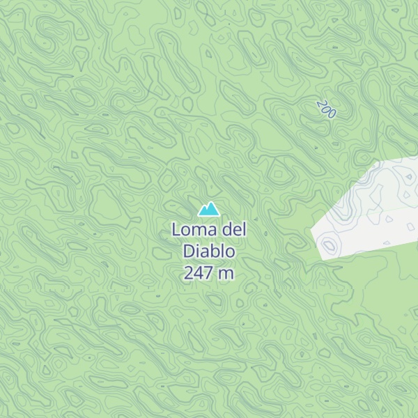 Map of Loma del Diablo