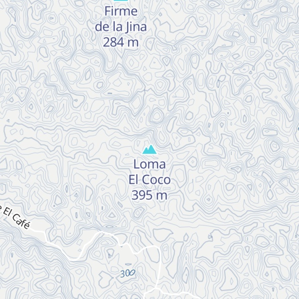 Map of Loma El Coco