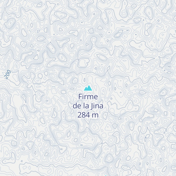 Map of Firme de la Jina