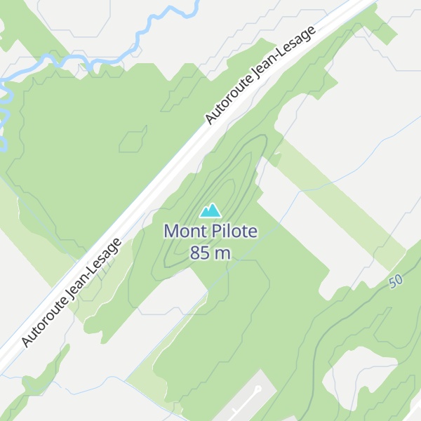 Map of Mont Pilote