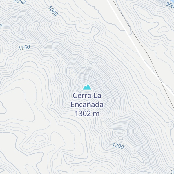 Map of Cerro La Encañada