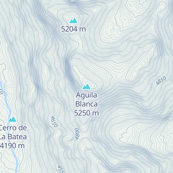 Map of Águila Blanca