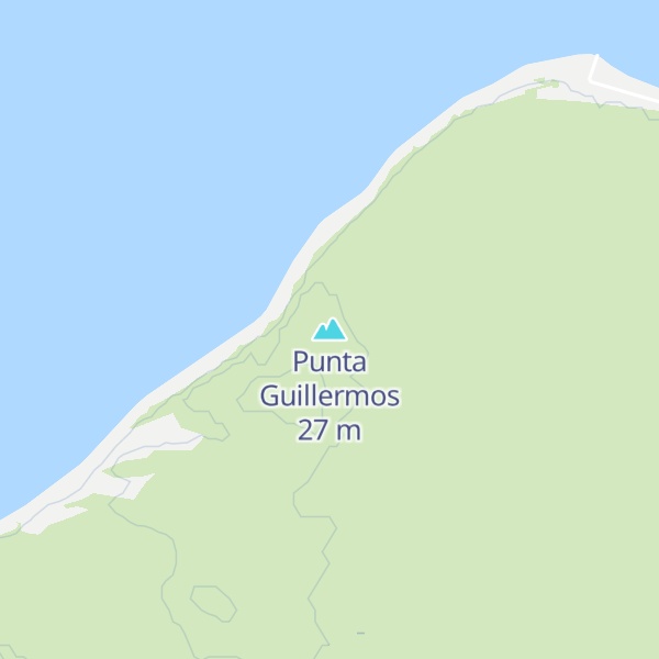 Map of Punta Guillermos