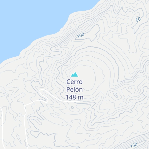 Map of Cerro Pelón
