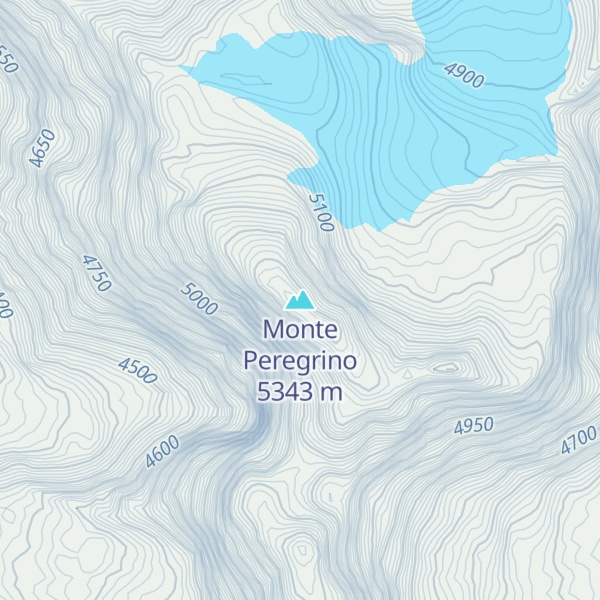 Map of Monte Peregrino