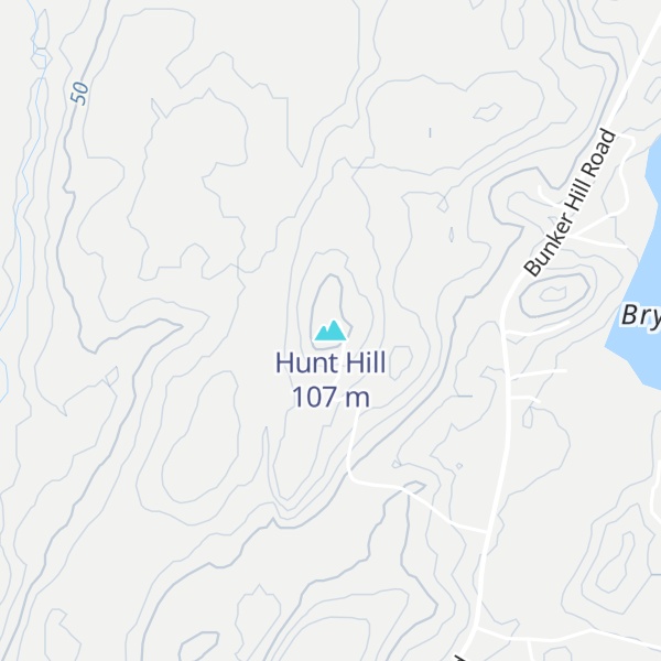 Map of Hunt Hill