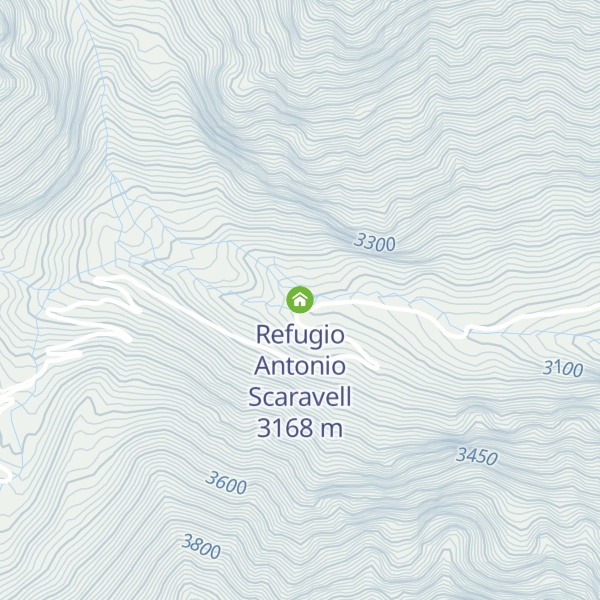 Map of Refugio Antonio Scaravell