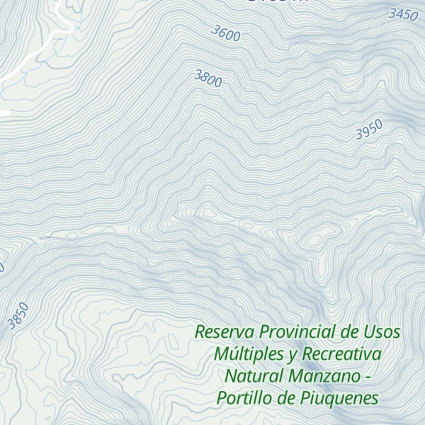 Map of Cerro P. Negra