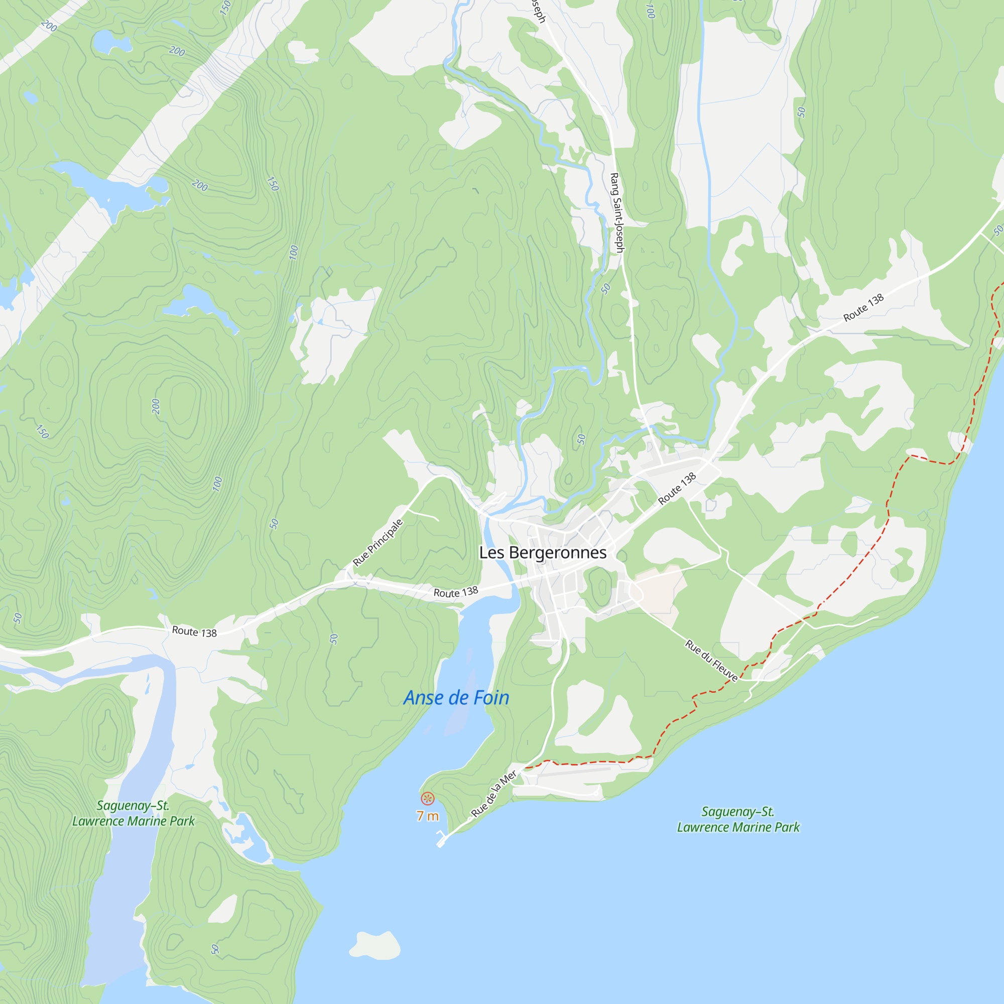 Gîte du Bassin map