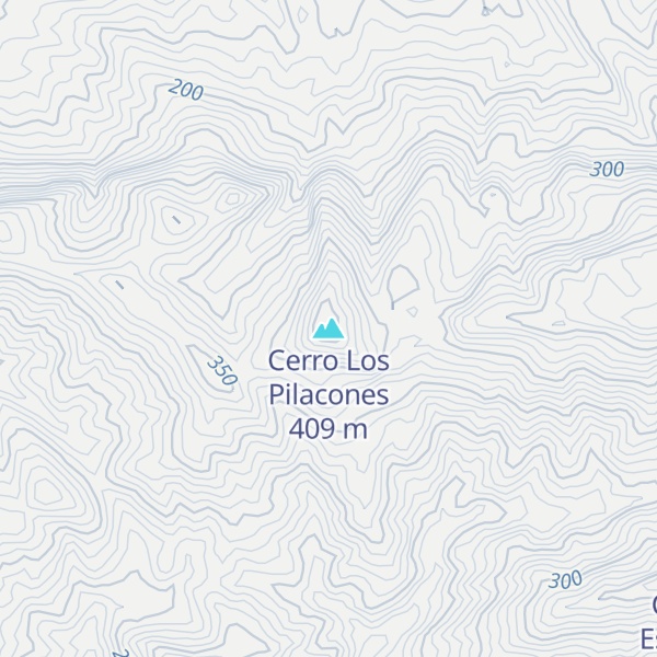 Map of Cerro Los Pilacones