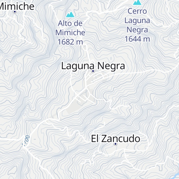 Map of Alto de Laguna Negra
