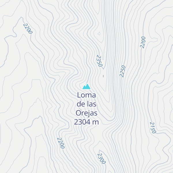 Map of Loma de las Orejas