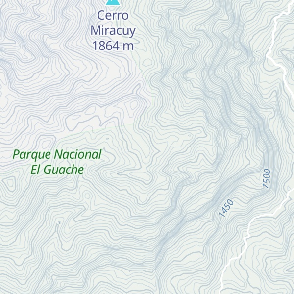 Map of Cerro Lechalito