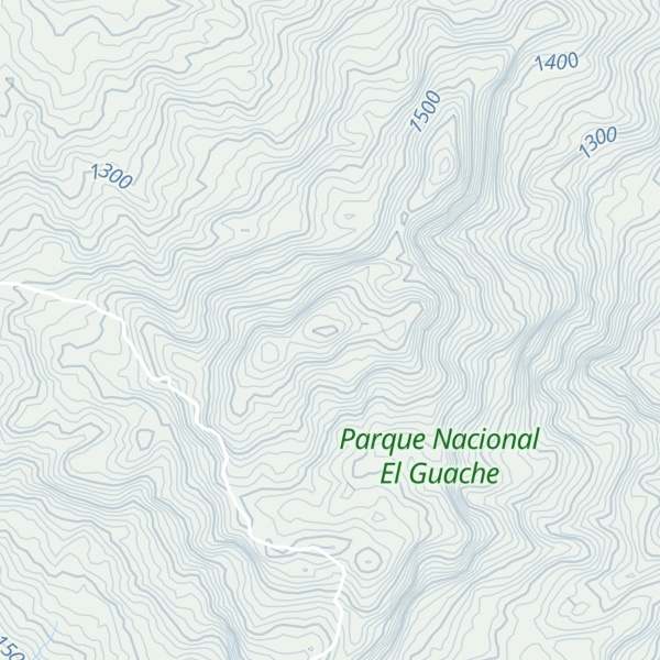 Map of Cerro Garabote