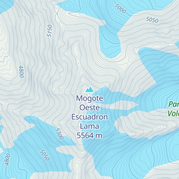 Map of Mogote Oeste Escuadron Lama