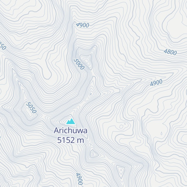 Map of Cerro Arichua