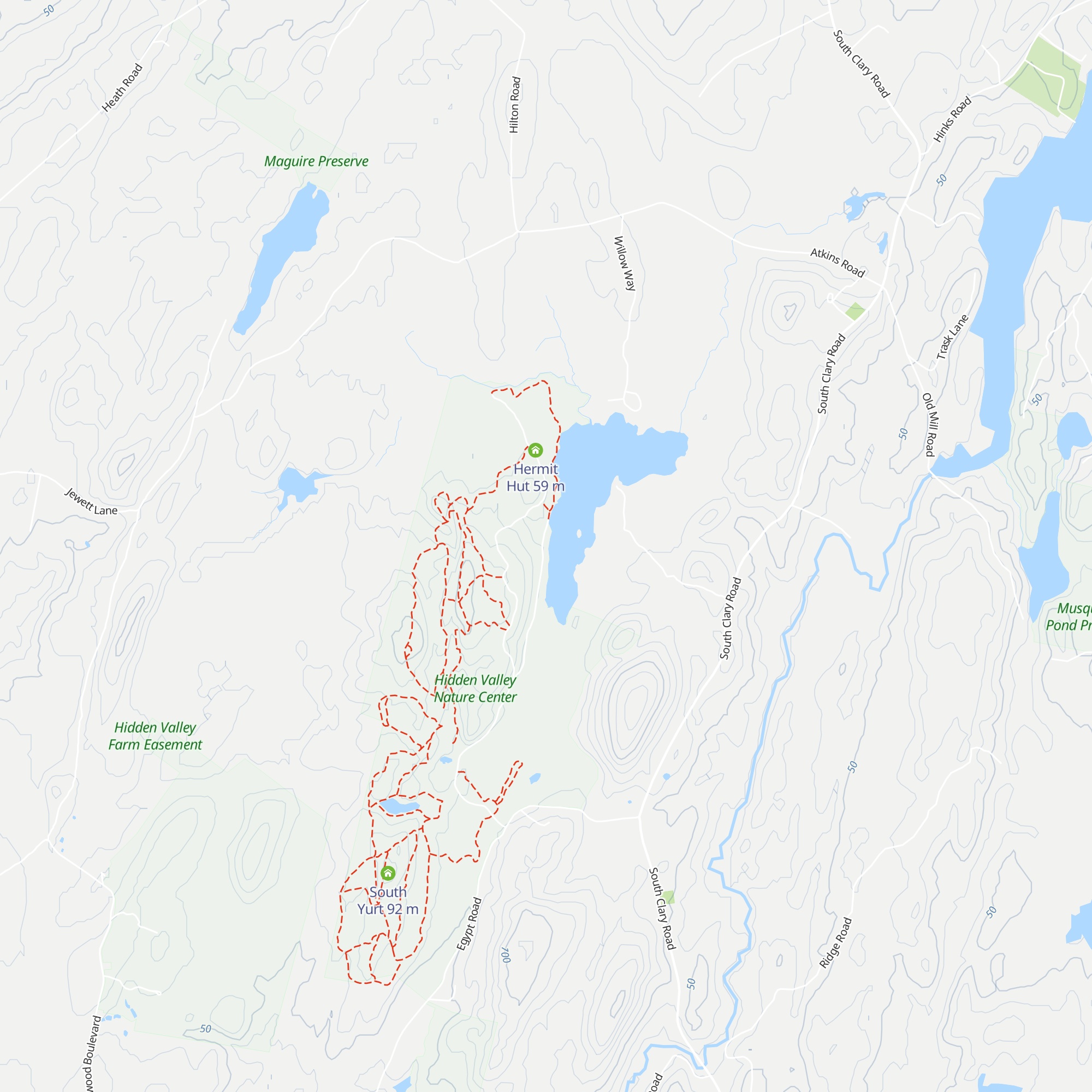 Pond Cabin map